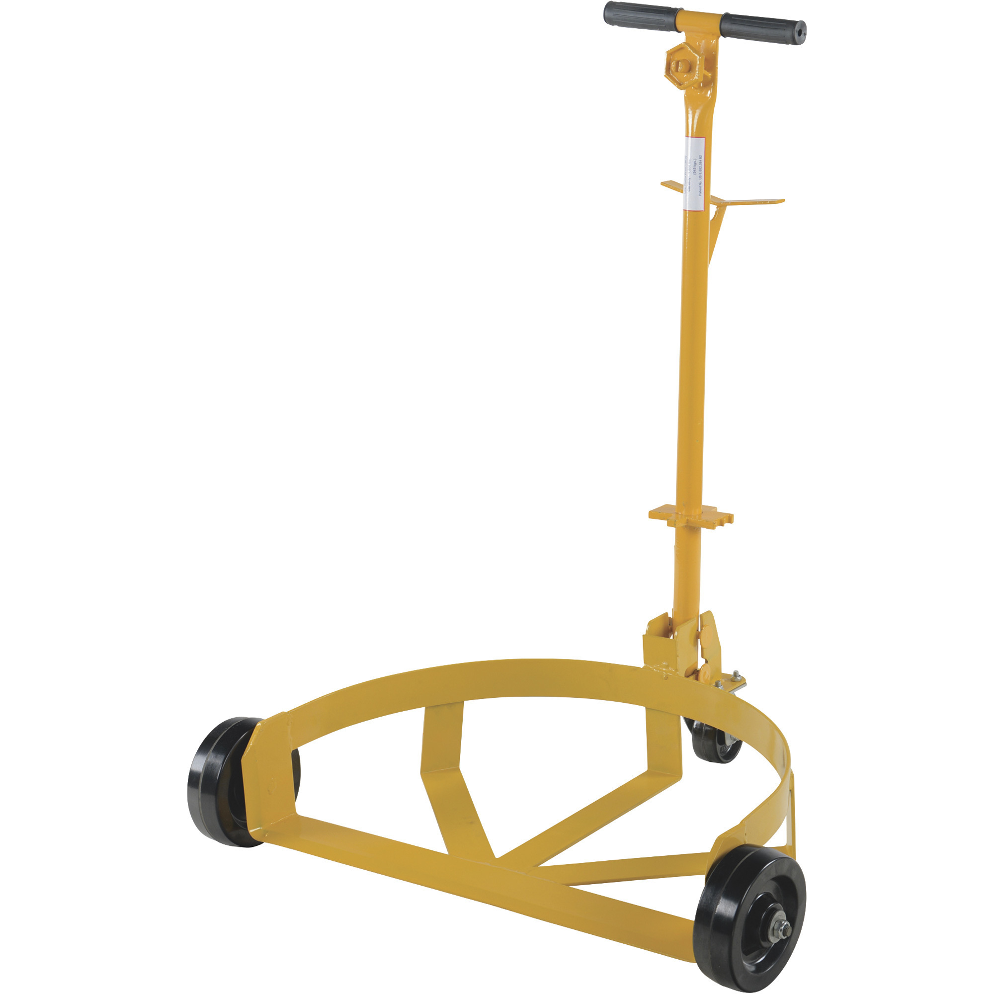 Vestil Lo-Profile Drum Caddy - 1,200-Lb. Capacity, Phenolic Wheels, Model# LO-DC-PH